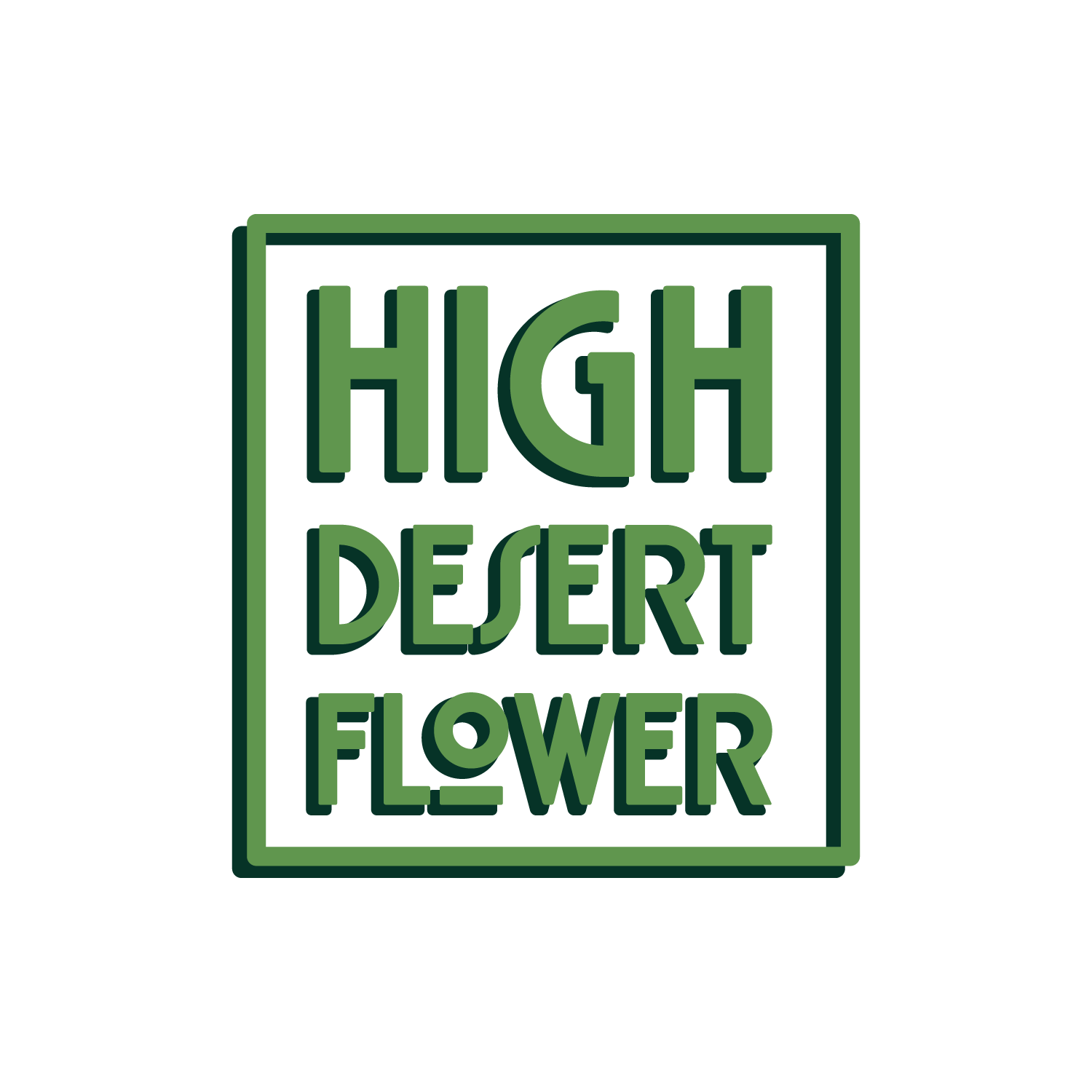 High Desert Flower - The Dispensary logo