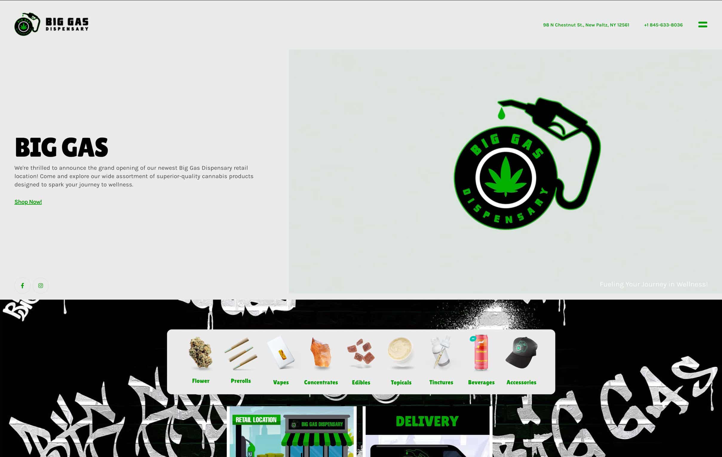 BIG GAS DISPENSARY logo