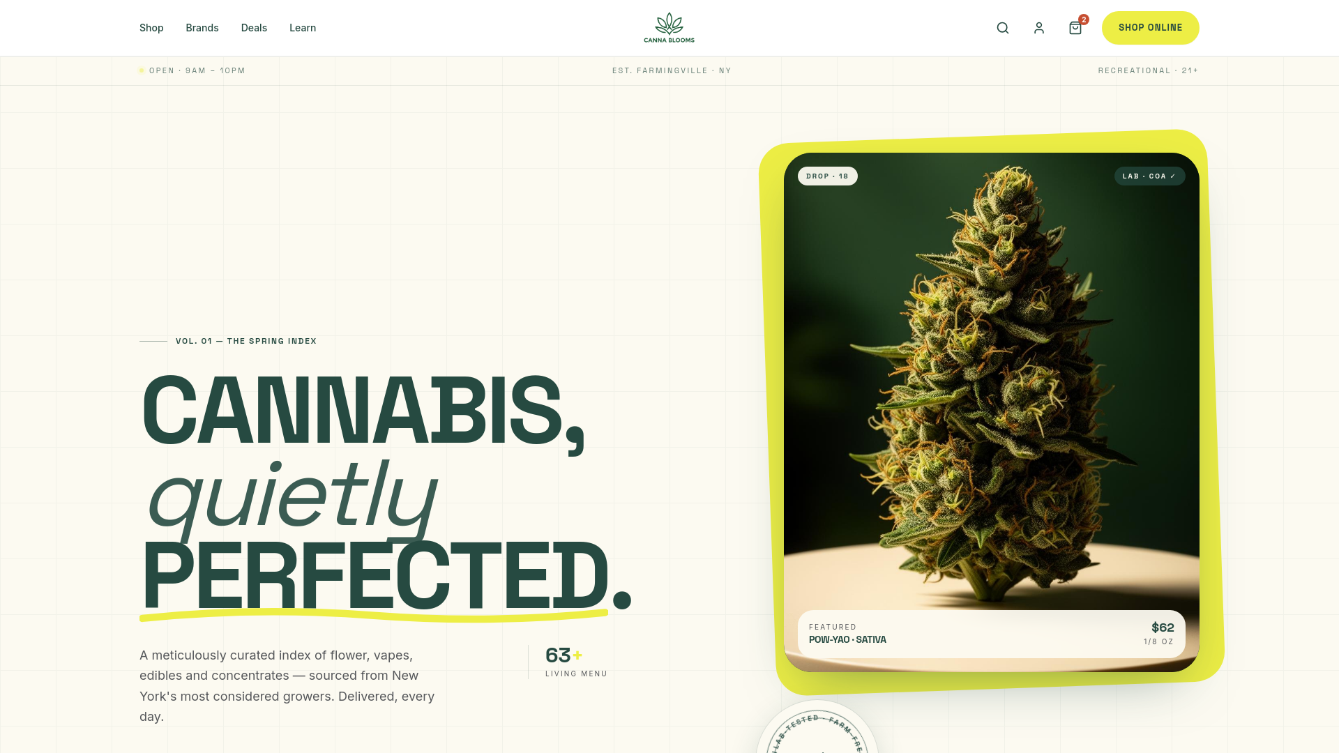 CANNA BLOOMS logo